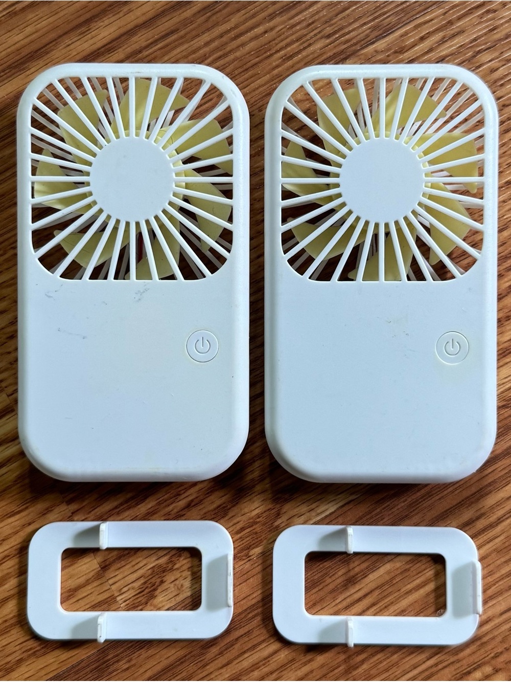 Rechargeable Mini Handheld Pocket Fans (Set of 2)
